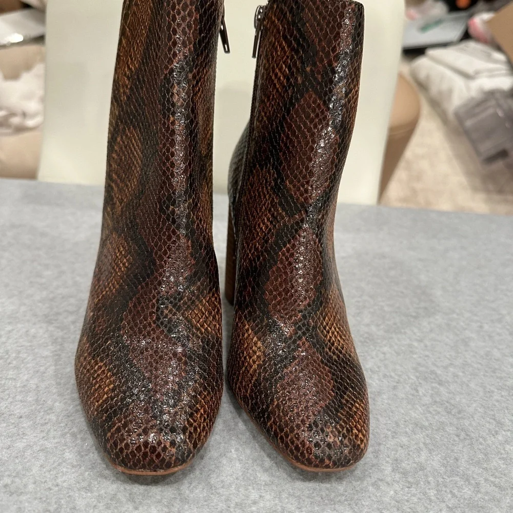 Zigi Soho Faux Snake Skin ankle boots - Picture 5 of 8